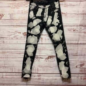 Zara Distressed Skinny Ankle